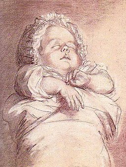 Princess Marie Sophie Hélène Béatrix de France, 1786, youngest child and second daughter of King Louis XVI. of France and Queen Marie Antoinette of France