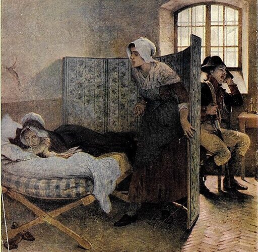 Rosalie Lamorlière, une royaliste, a été la dernière domestique de Marie Antoinette quand la reine était à la Conciergerie, dans l'attente de son exécution.