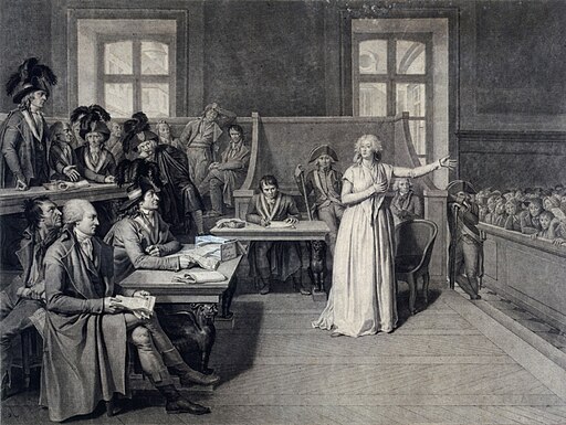 Procès de Marie-Antoinette le 15 octobre 1793.